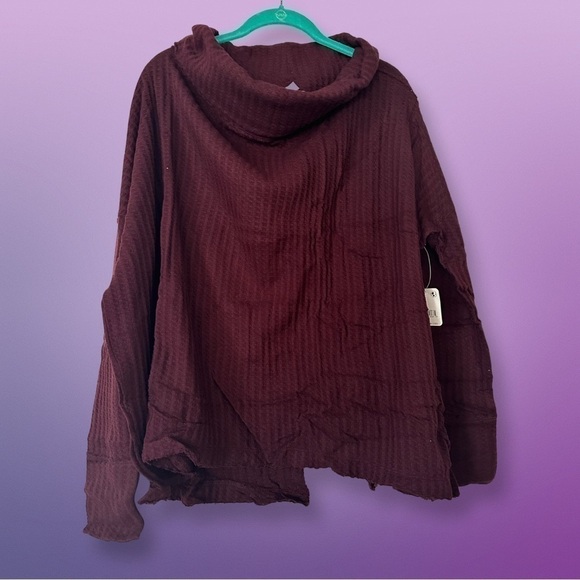 NWT 🍁 Free People Juicy Long Sleeve Top size Small in Date Night - Picture 2 of 3